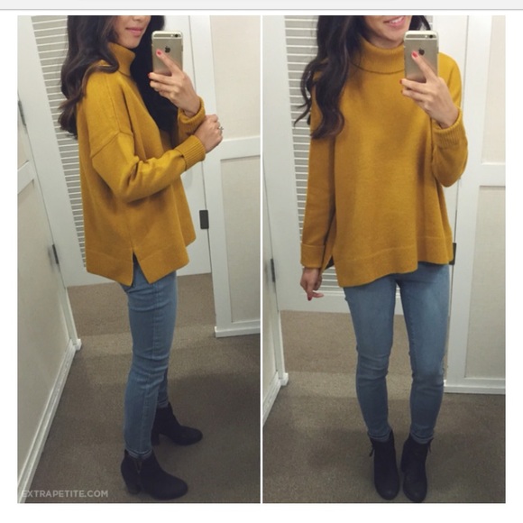 NWT Loft Petite Relaxed Turtleneck Tunic - Picture 3 of 5